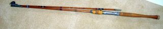 Vintage Horrocks Ibbotson Utica Bamboo Fishing Rod / Pole Usa