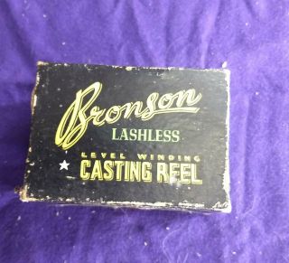 Vintage Casting Fishing Reel Bronson Lashless Model No 1700