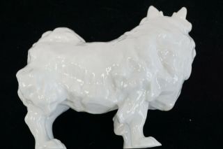 RARE CHOW OR COLLIE DOG by KARL ENS large porcelain figure ANTIQUE 6