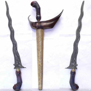 9 loks keris PASOPATI Surakarta magical sword Solo knife dagger java Indonesia 6
