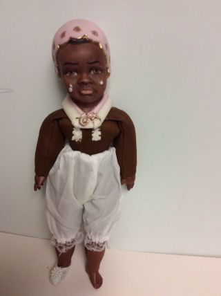 10” Vintage Gorgeous One Of A Kind Gerard Lamotte African American Doll