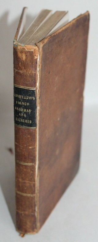 Antique Book 1845 Longfellow 
