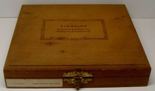 Kingsley Machine Lrg Curved Pen Type Hot Foil Stamping Machine Wood Box Antique