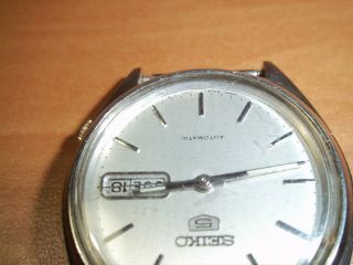 Vintage 1980 SEIKO 5 Automatic Men ' s Watch 6309 - 7150 3