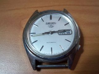 Vintage 1980 SEIKO 5 Automatic Men ' s Watch 6309 - 7150 6