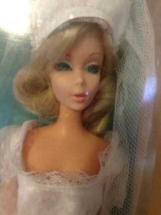 Bride Barbie Dss 1976 With Vintage Head Mold Mib