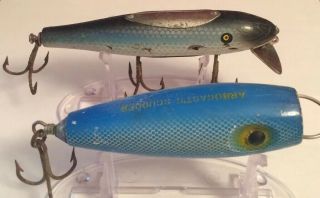 Vintage Pflueger Mustang Arbogast Scudder Musky Minnow Fishing Lures