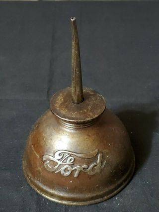 Vintage Antique Model A Model T Ford Tool Kit Oil Thumb Can