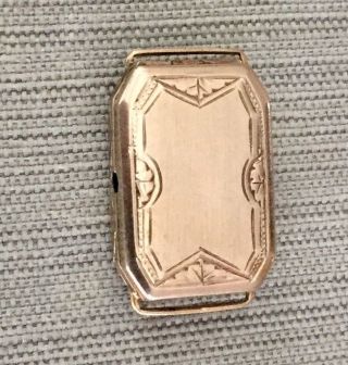 Antique A.  W.  C.  Co 14K White Gold Ladies Watch Case 4