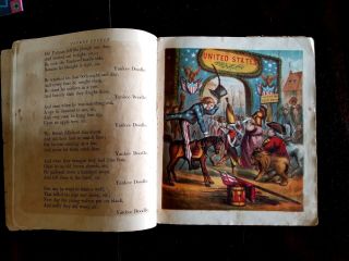 Yankee Doodle Thomas Nast 1870 Big Antique Illustrated Children ' s Book Uncle Sam 5