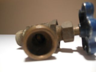 Antique/Vintage A (NIBCO) Brass Garden Hose Water Spigot Faucet Knob Steampunk 4