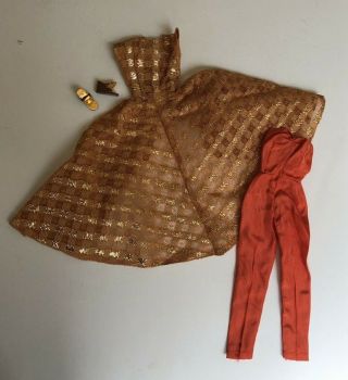 Vintage 1963 - 64 Mattel 946 Dinner At Eight Barbie Outfit