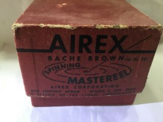 Antique vintage Airex Bache Brown Mastereel model 2,  and bag 3