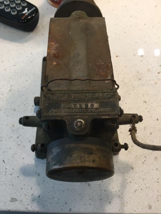 VINTAGE A.  W Fisher Co ELECTRIC MOTOR VERY OLD Patent Date March 26th 1907 2
