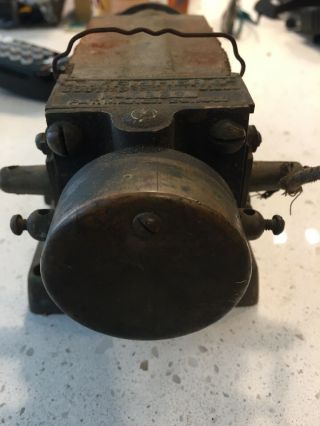 VINTAGE A.  W Fisher Co ELECTRIC MOTOR VERY OLD Patent Date March 26th 1907 3