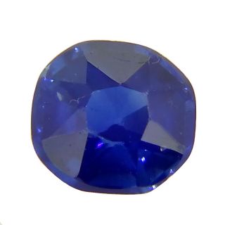 Antique Untreated Blue Kashmir Sapphire 0.  10ct Natural Loose Gemstones