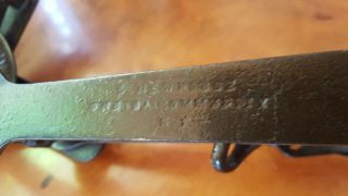 S.  Newhouse 1 1/2 Antique Trap,  Long Sp.  w/Stamp,  Flat Link 4