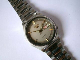 vintage SEIKO 5 men ' s watch JAPAN AUTOMATIC Cal 7S26A All SS 2