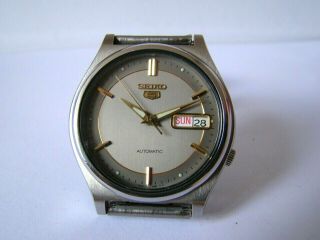 vintage SEIKO 5 men ' s watch JAPAN AUTOMATIC Cal 7S26A All SS 5