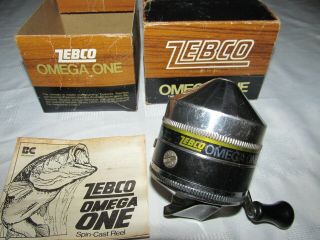 Zebco Omega One Spinning Reel And Instructions.
