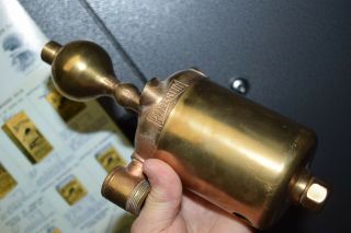 Antique Brass Polar 1 Pint Penberthy Steam Engine Traction Part Stationary