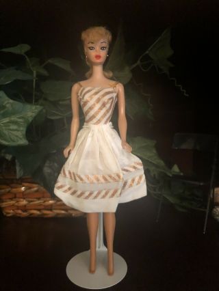 Vintage Barbie Blonde Ponytail With Country Club Dress