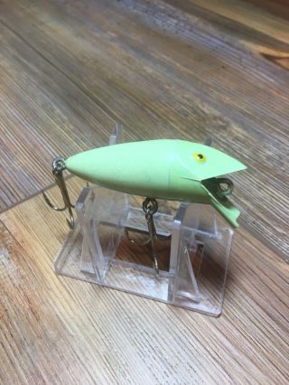 Vintage Fishing Lure Unknown River Runt Plastic Old Bait