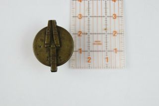 Antiques Science & Medicine Apothecary Nestling Cups Weights Brass Scale 16.  7oz 6