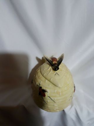 Vintage Antique Honey beehive bee hive honey jar pot 5