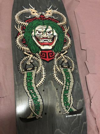 Powell Peralta Steve Caballero Mask Skateboard Deck From 1990 2