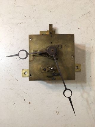 Antique French Gallery Wall Clock Movement & Hands Vincenti Japy Era
