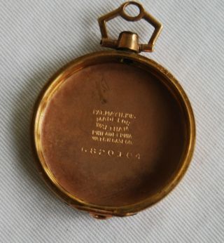 Antique Gold Filled Pocket Watch Case For Waltham 1 1/16 " Diameter