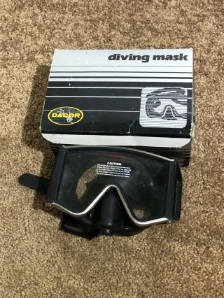 Dacor Diving Mask - - - - Vintage Scuba - - - - Dive Mask