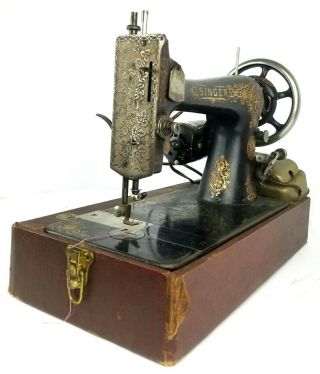 Singer Model 27 Electric Sewing Machine 1906 Serial H 563474