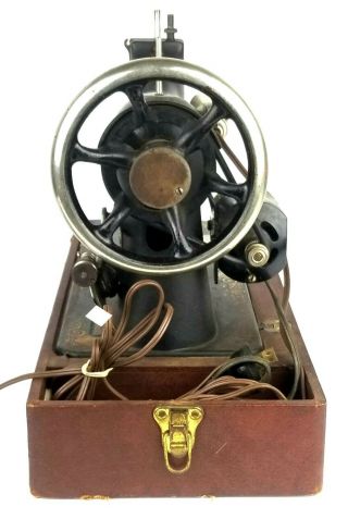 Singer Model 27 Electric Sewing Machine 1906 Serial H 563474 6