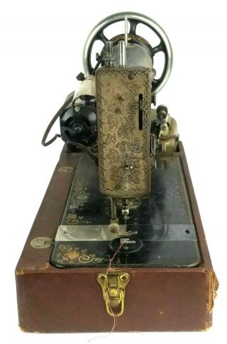 Singer Model 27 Electric Sewing Machine 1906 Serial H 563474 8