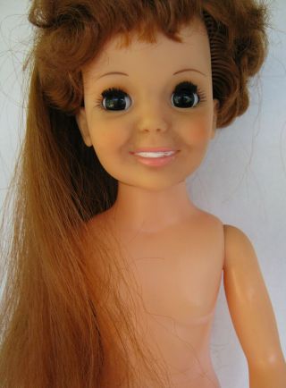 Vintage Ideal 18 " Crissy Doll Gh - 18 Red Hair 1968