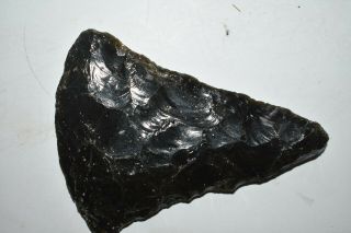 Orig $1099 Wow Pre Columbian Mayan Obsidian Bloodletting Tool 5in Prov