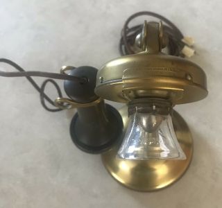 Antique Western Electric Pat 1905 Candlestick Telephone Glass Mouthpiece 5
