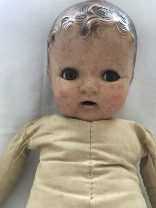 Composition Baby Antique Doll 1900 1930