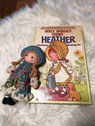 Holly Hobbie Doll And Game Heather Vtg
