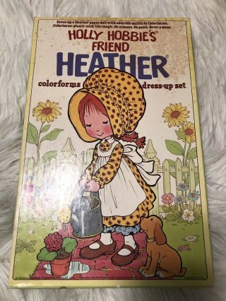 Holly Hobbie Doll And Game Heather Vtg 7