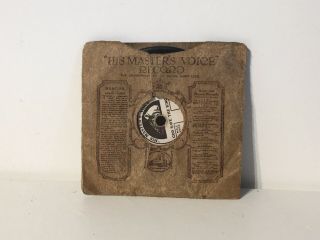 Ultra Rare Hmv Miniature Record 1924 Queen Mary 