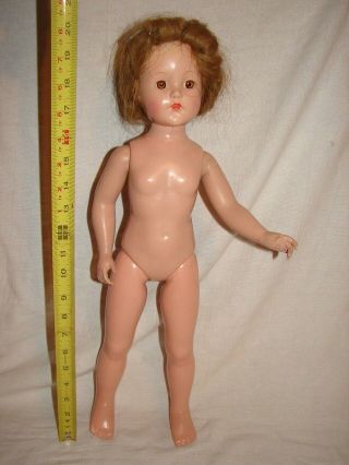 Vintage All Composition 20 Inch Anne Shirley Effanbee Doll Sleep Eyes Lashes