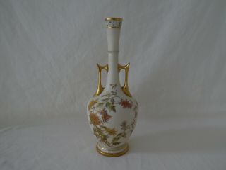 Antique Royal Worcester Blush Ivory Vase