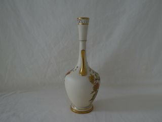Antique Royal Worcester Blush Ivory Vase 4