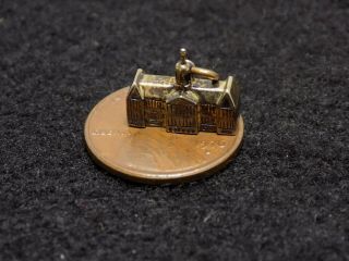 Antique 14kt Gold Charm - Koninklijk Paleis Amsterdam Royal Palace - 1.  8 Grams