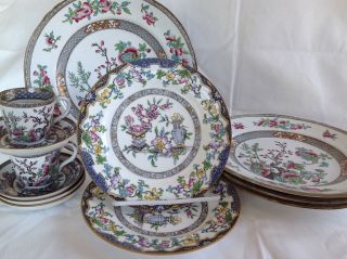 CHAS FIELD HAVILAND Limoges Antique Schleiger Plate Bowl VICTORIAN 1800s 31pc 8