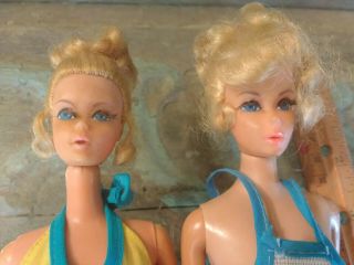 2 Vintage Barbie Dolls Taiwan And Japan Played With