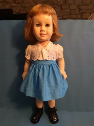 Vintage Chatty Cathy Doll With Dress